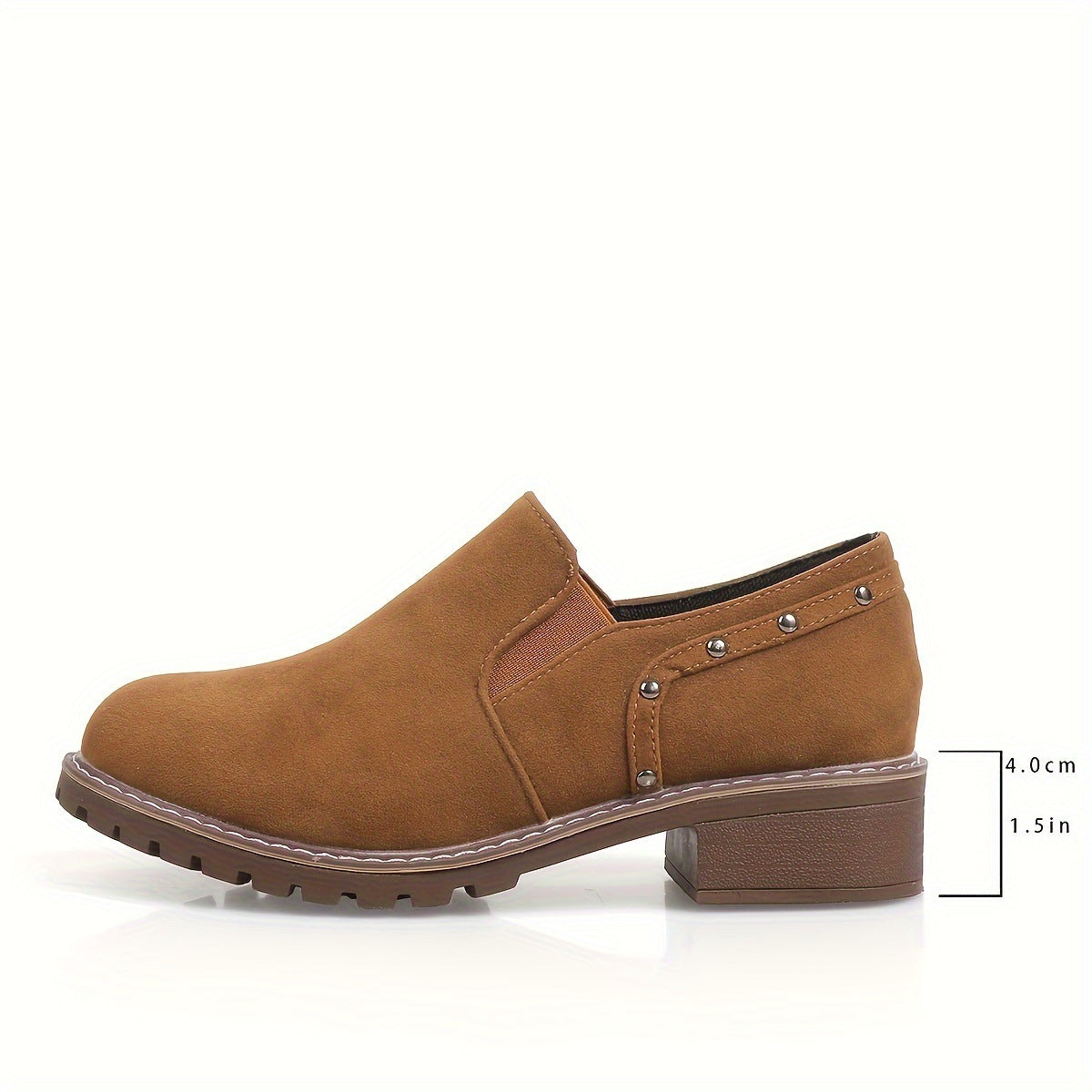Women's Casual Thick Heel Ankle Boots