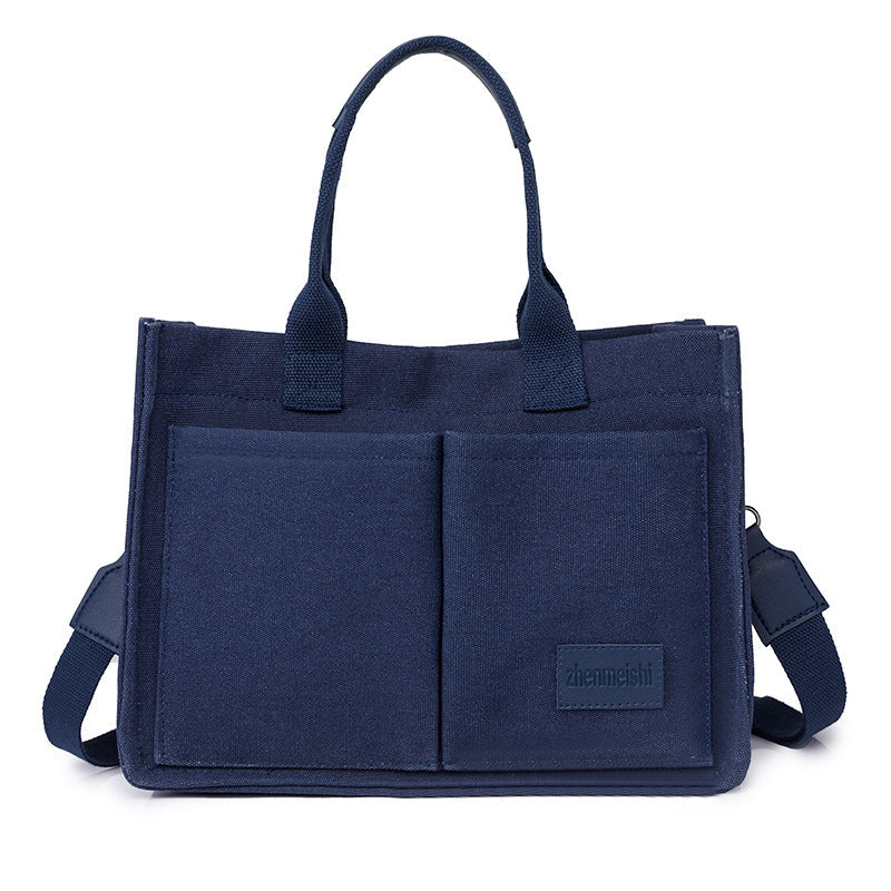 Women's Canvas Casual Crossbody Shopper Bag Crossbody Bag