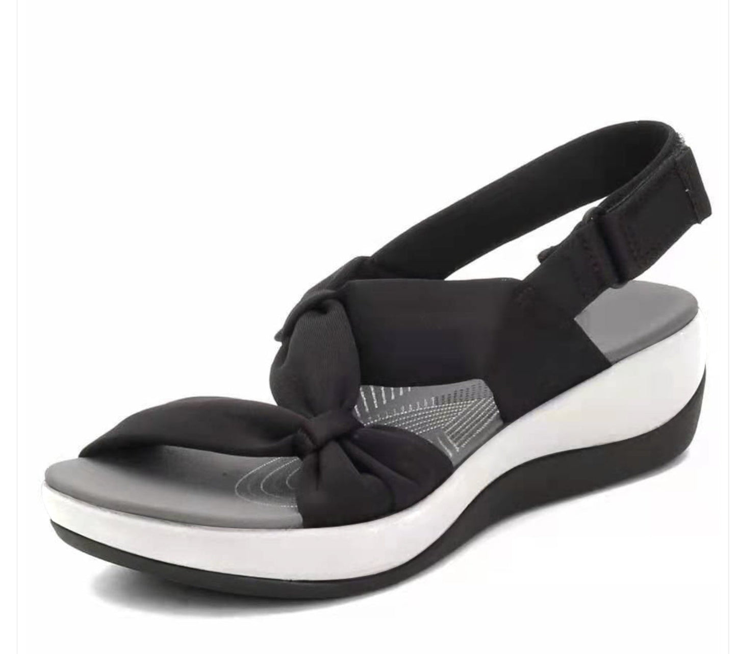 Simple Fish Mouth Trifle Sole Sandals