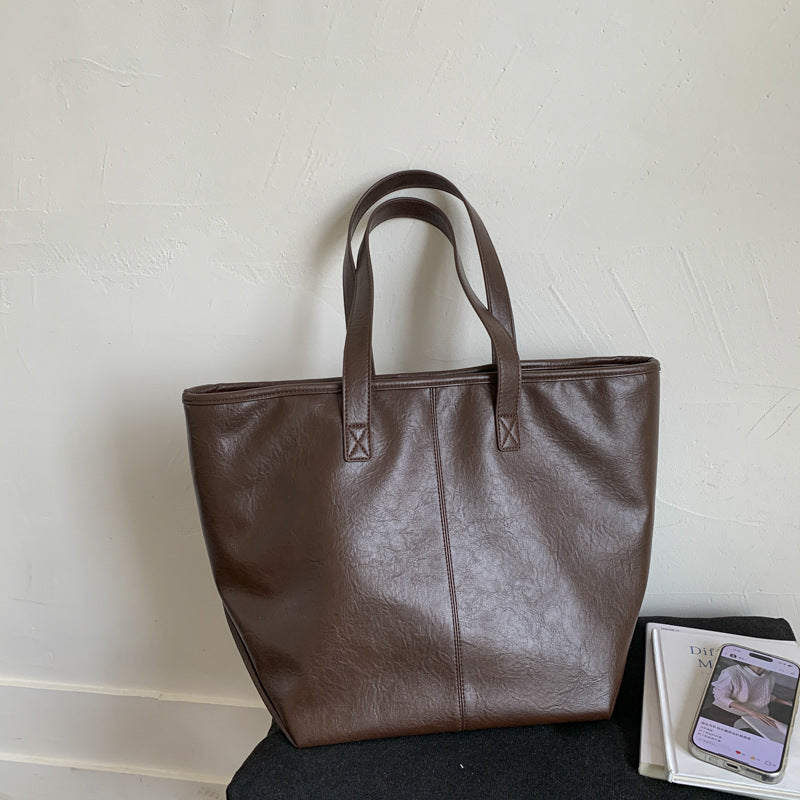 Large-Capacity Tote Handbag
