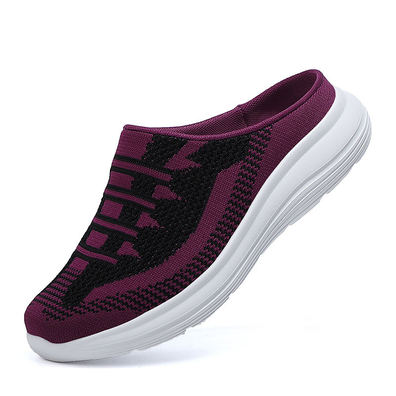 Women's Knit Slip-On Slippers