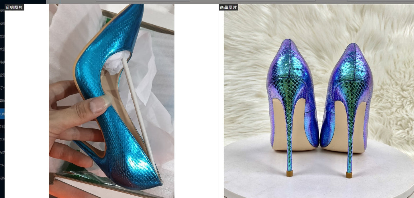 Women's Serpentine Stiletto Heels
