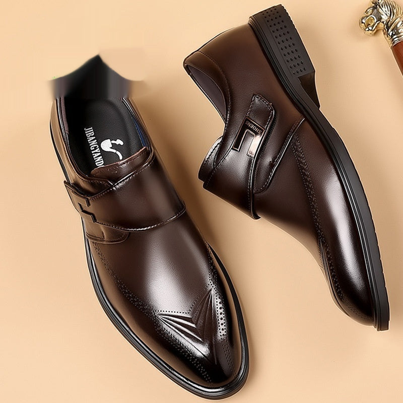 Men's Full-Grain Cowhide Leather Sneakers