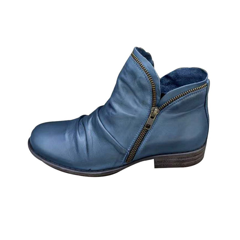 Women's Casual Round-Toe Boots