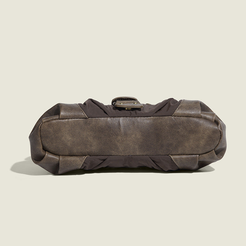 Women's Retro Distressed Underarm Bag Crossbody Bag