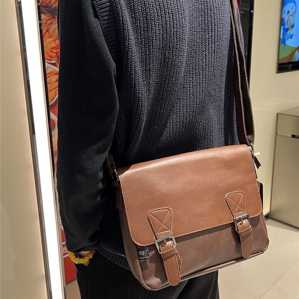Men's Retro Casual Messenger Bag