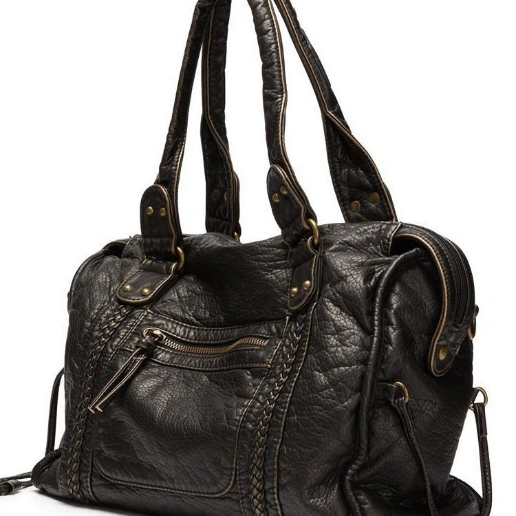Women's French Retro Motorcycle Travel Bag