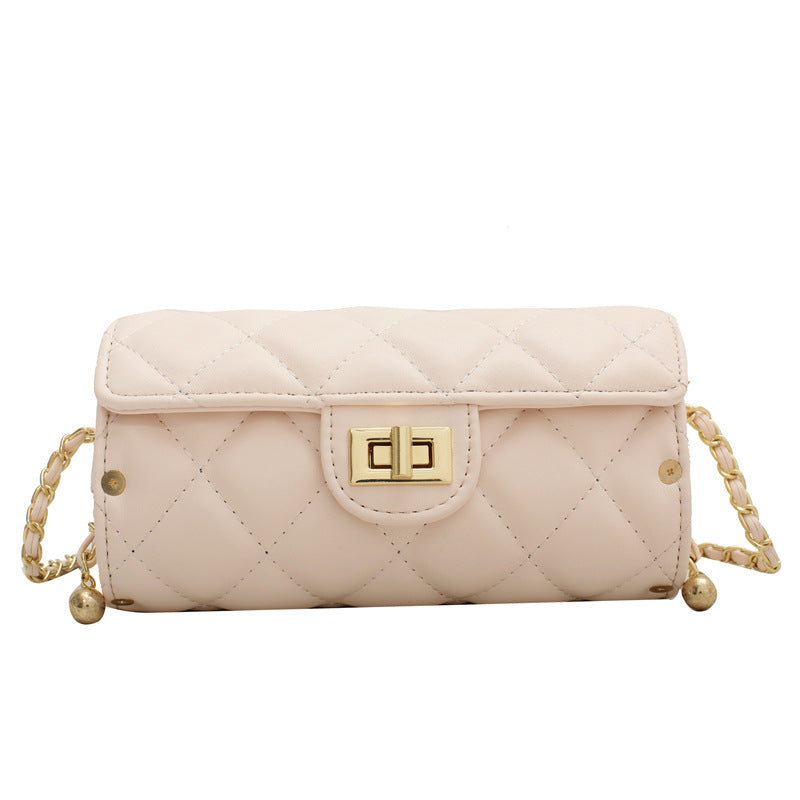 Women's Quilted Chain Strap Travel Bag