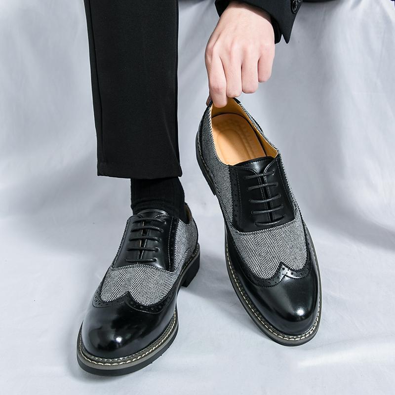 Men's Brogue Casual Formal Slippers
