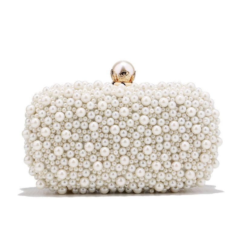 Women's Pearl Dinner Hand Bag Travel Bag
