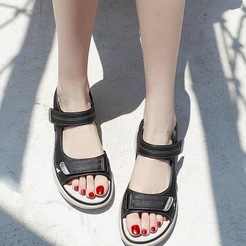 Women's Platform Velcro Sandals
