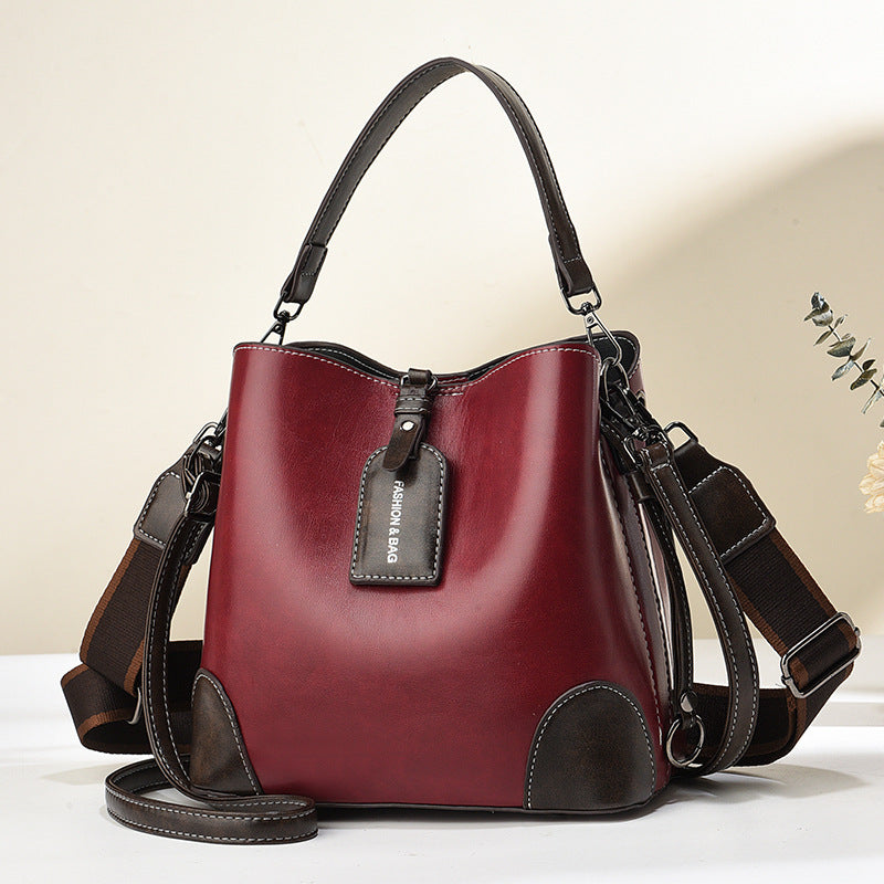 Korean-Style Crossbody Bucket Bag Crossbody Bag