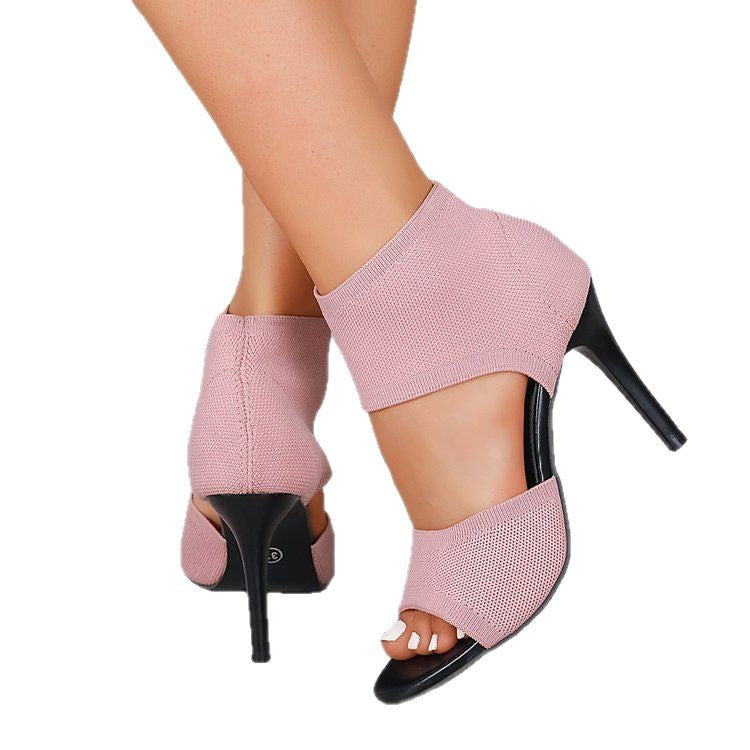 Women's Fish Mouth Hollow Heels