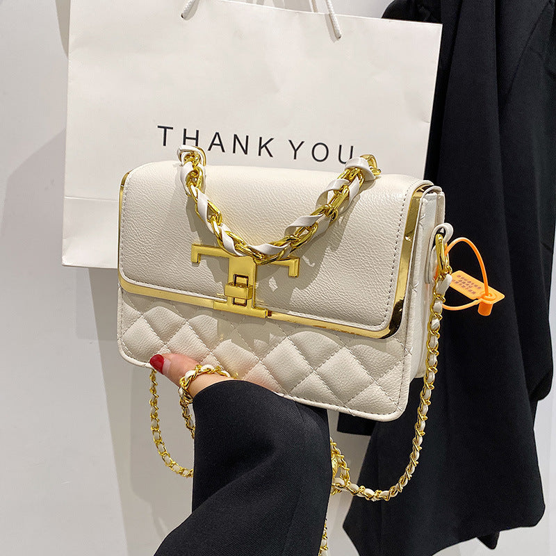 Diamond Chain Handbag Travel Bag