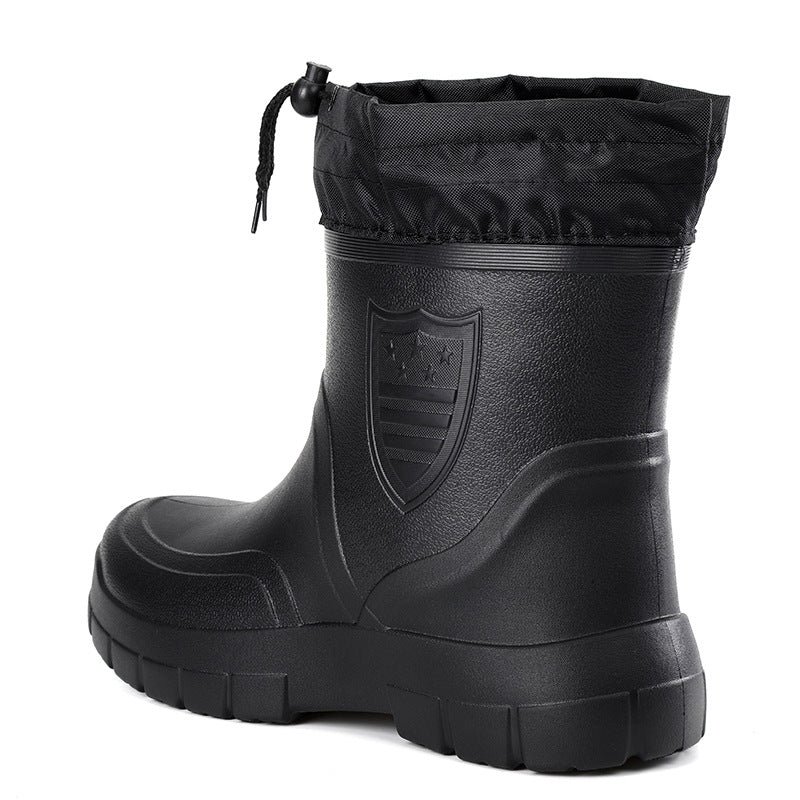 Men's EVA Low Barrel Rubber Shoes