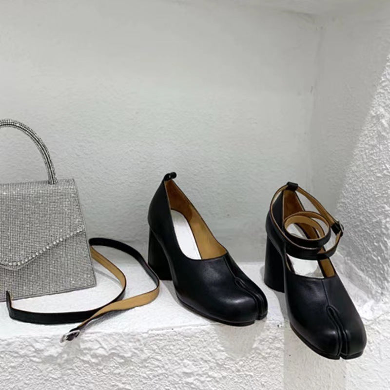 Women's Split Toe Fashion High Heels