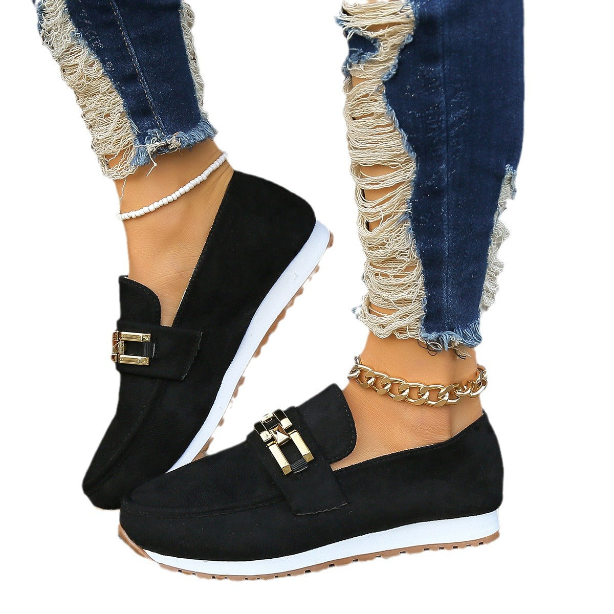 Women's European And American Platform Soft Sole Shoes