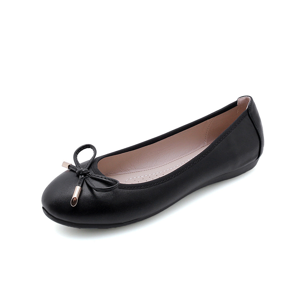Foldable Bow Ballet Flats