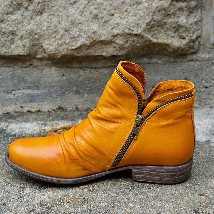 Casual Round-Toe Martin Boots