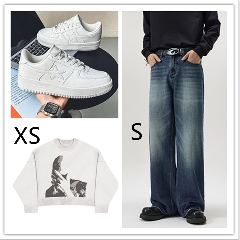 Men's Thick Soled Casual Sneakers