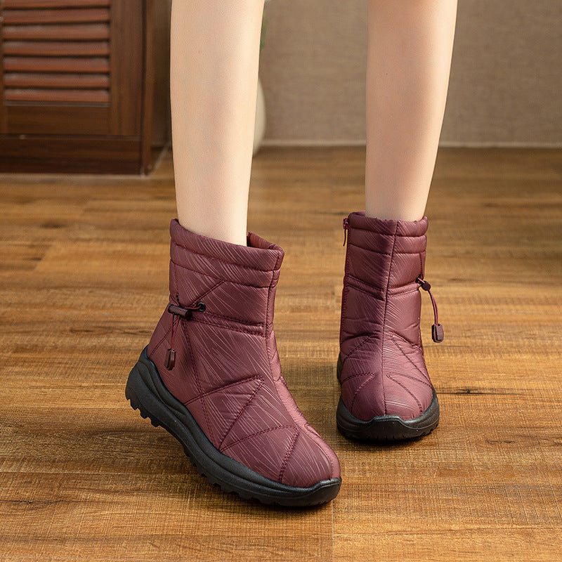 Women's Fleece-Lined Waterproof Snow Boots