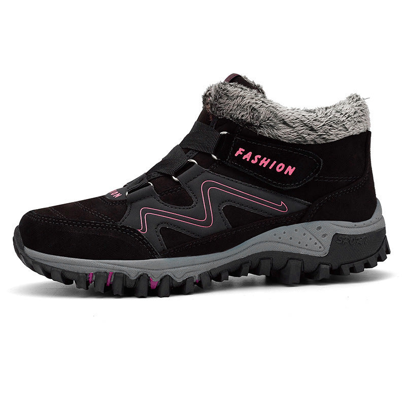 Outdoor Cotton-Padded Mid-Top Sports Platforms
