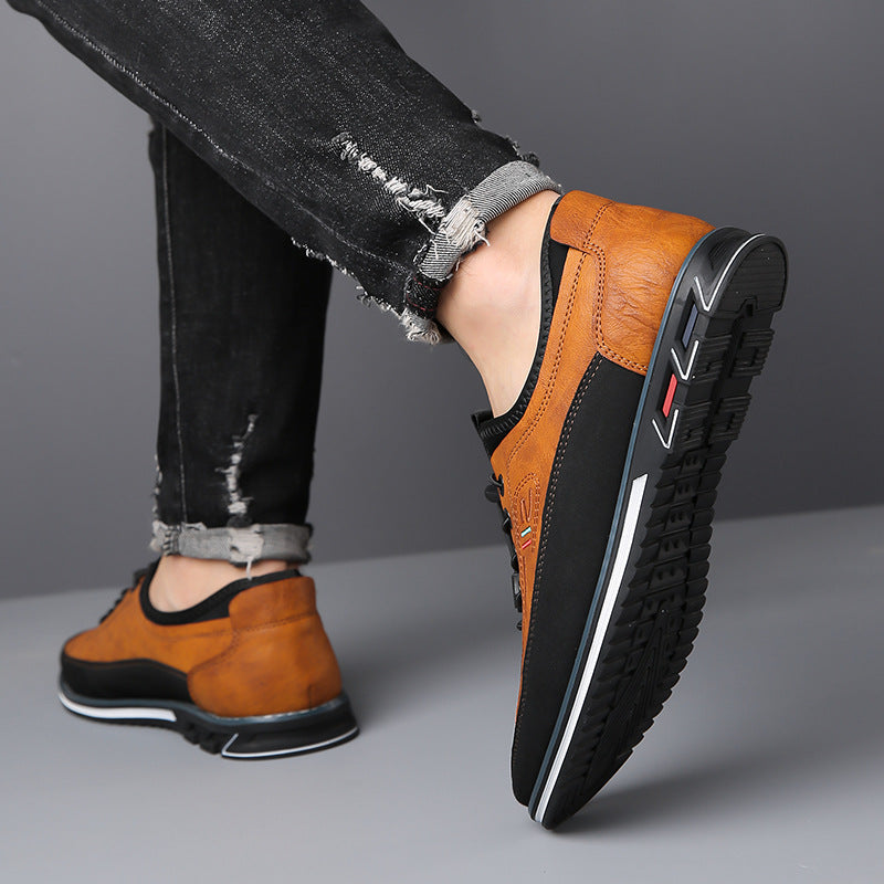 Men's Genuine Leather Waterproof Flats