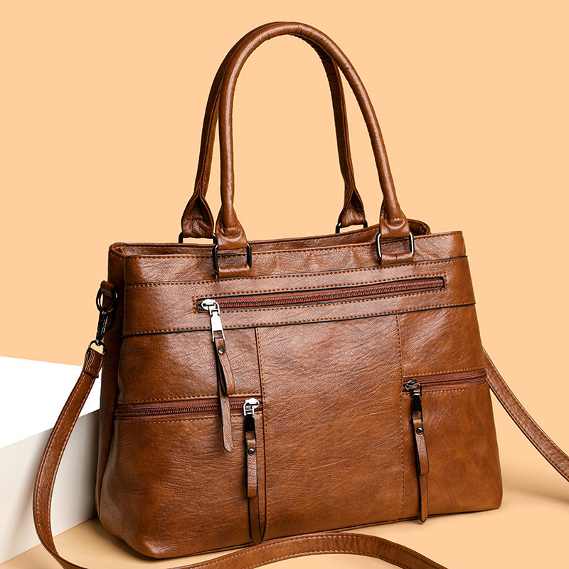 Temperament Wild Advanced Texture Messenger Bag