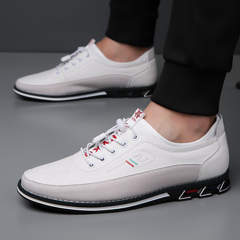 Men's Genuine Leather Waterproof Flats