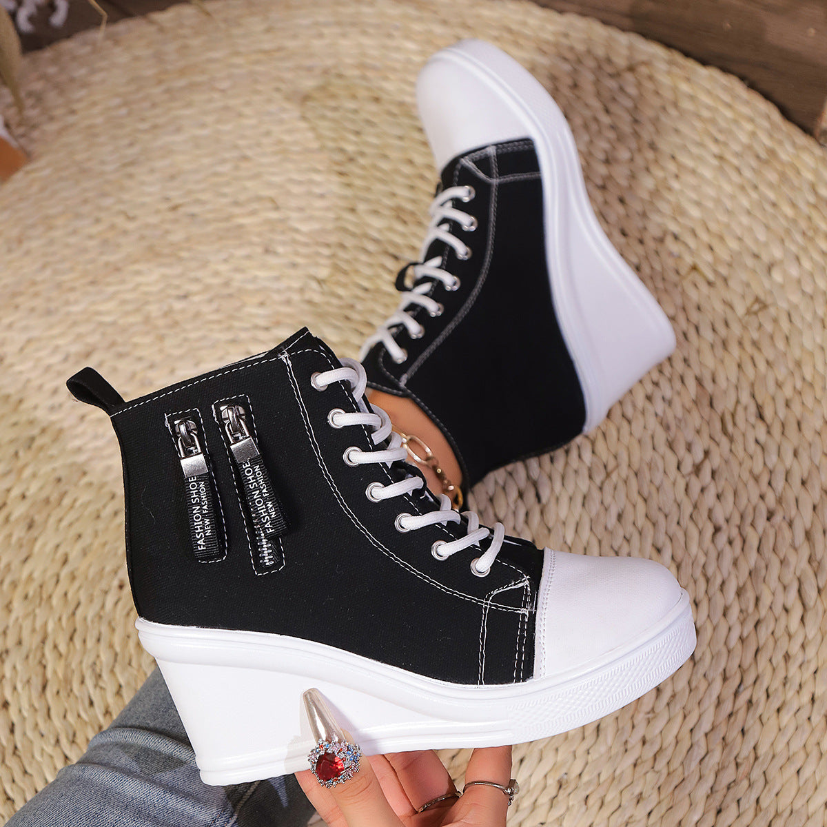 Women's Casual Wedge Sneakers