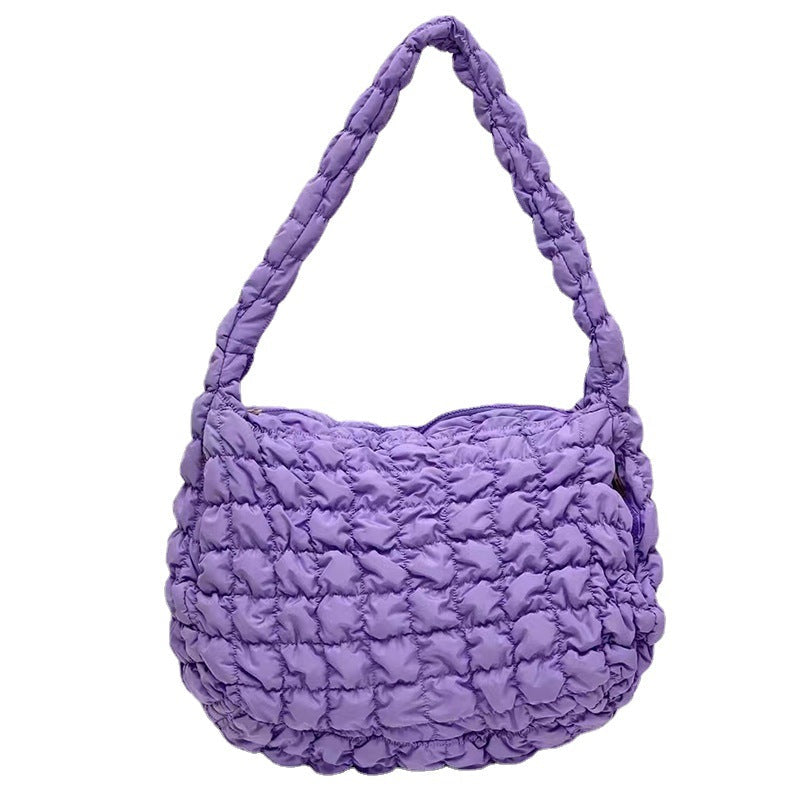 Women's Cloud Pleated Crossbody Travel Bag