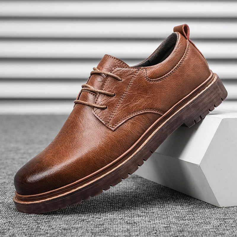 Men's Business Suits And Casual Leather Shoes