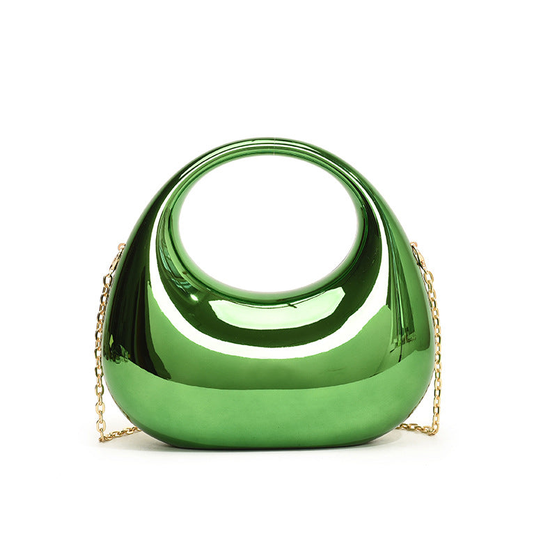 Acrylic Small Size Gold Handbag Chain Shoulder Oblique Handbag