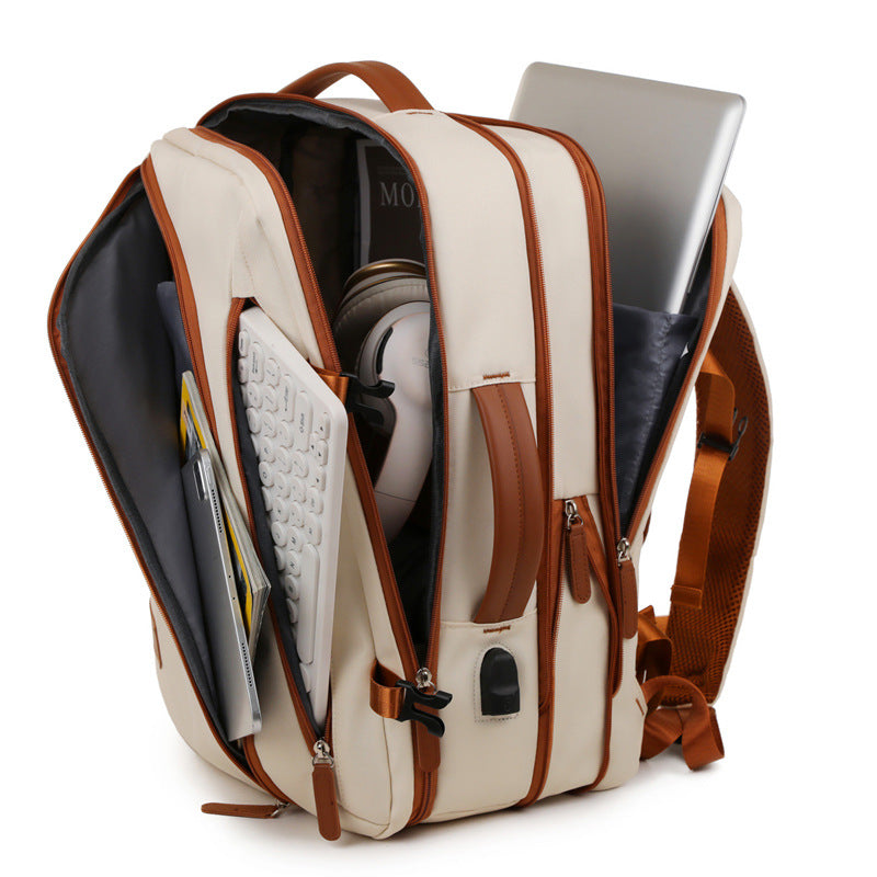 Women's Female Vacuum Compression Large-capacity Backpack
