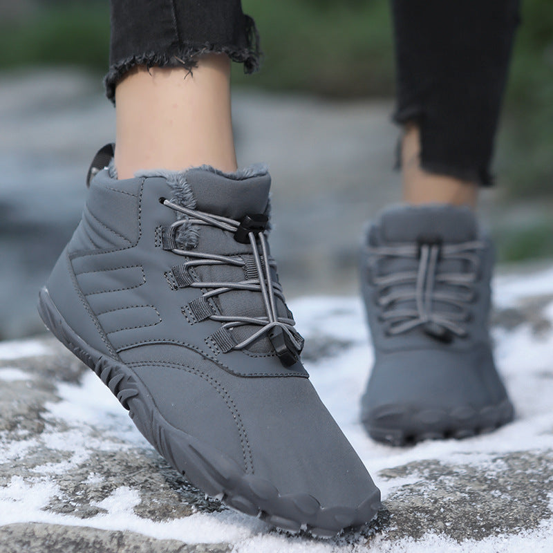 Unisex Fleece-Lined Waterproof Outdoor Boots