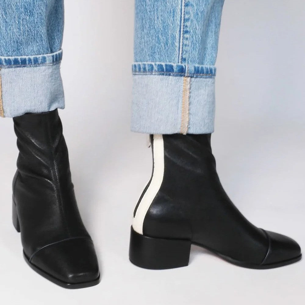 Women's Simple Square-toe Ankle Boots