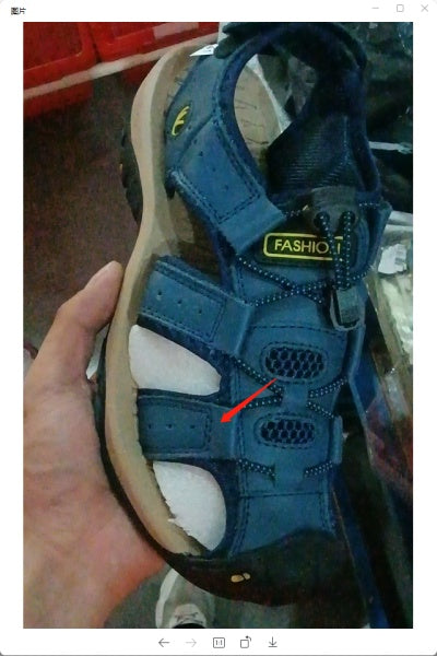 Men's Outdoor Leather Sports Sandals