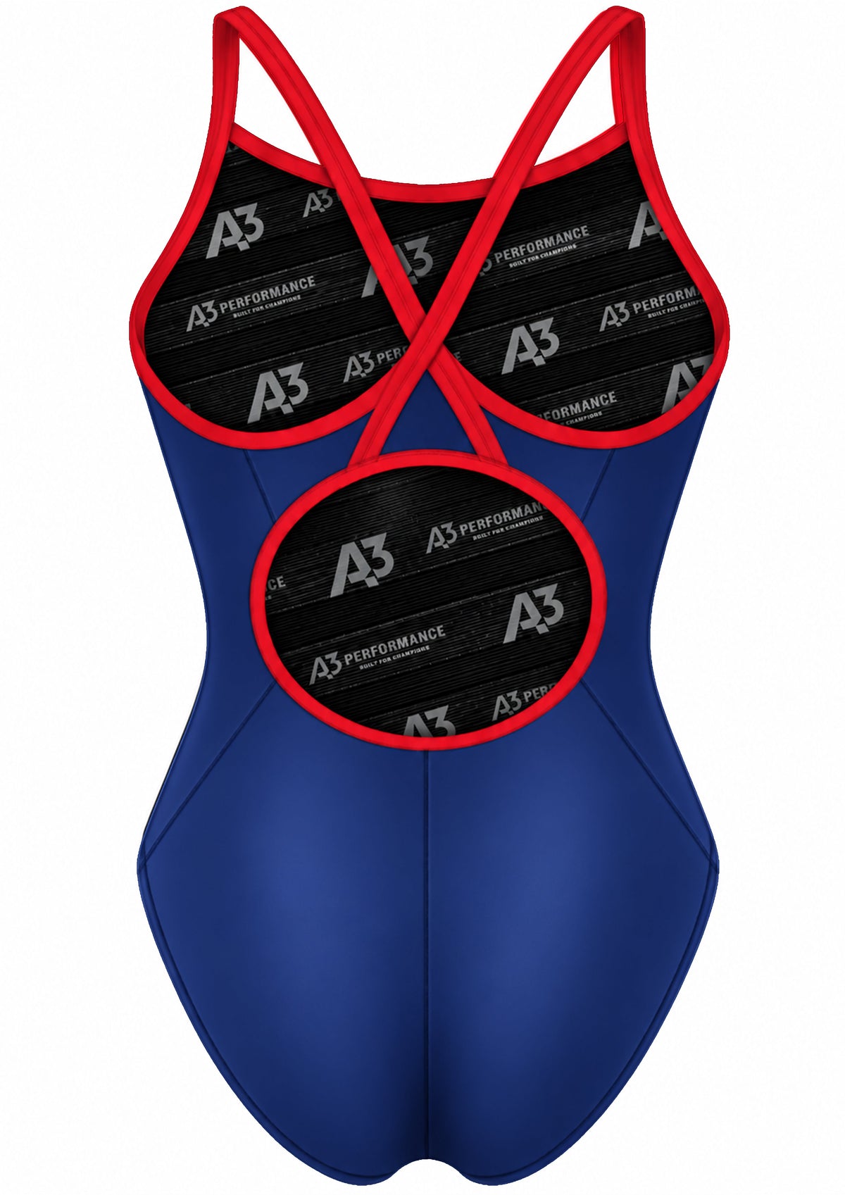 A3 Performance Contrast Female Xback Swimsuit