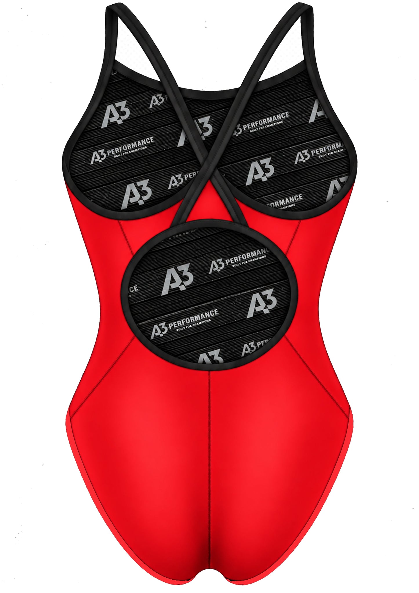 A3 Performance Contrast Female Xback Swimsuit