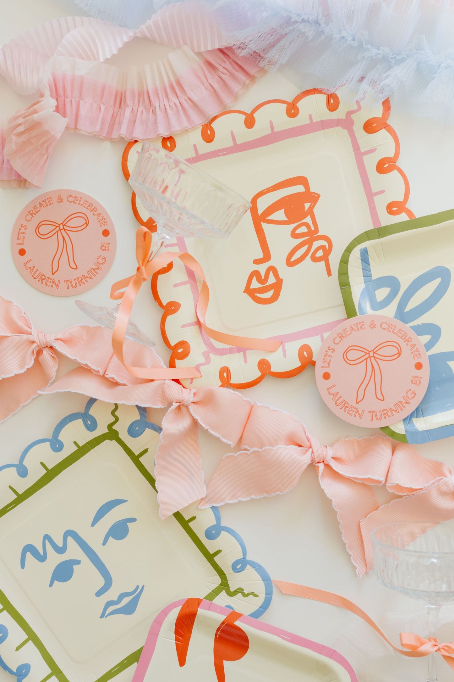 Art Birthday Party Supplies Pack (Serves 12) | Modern Painting Theme Kids Party Kit | Plates, Cups & Napkins Set