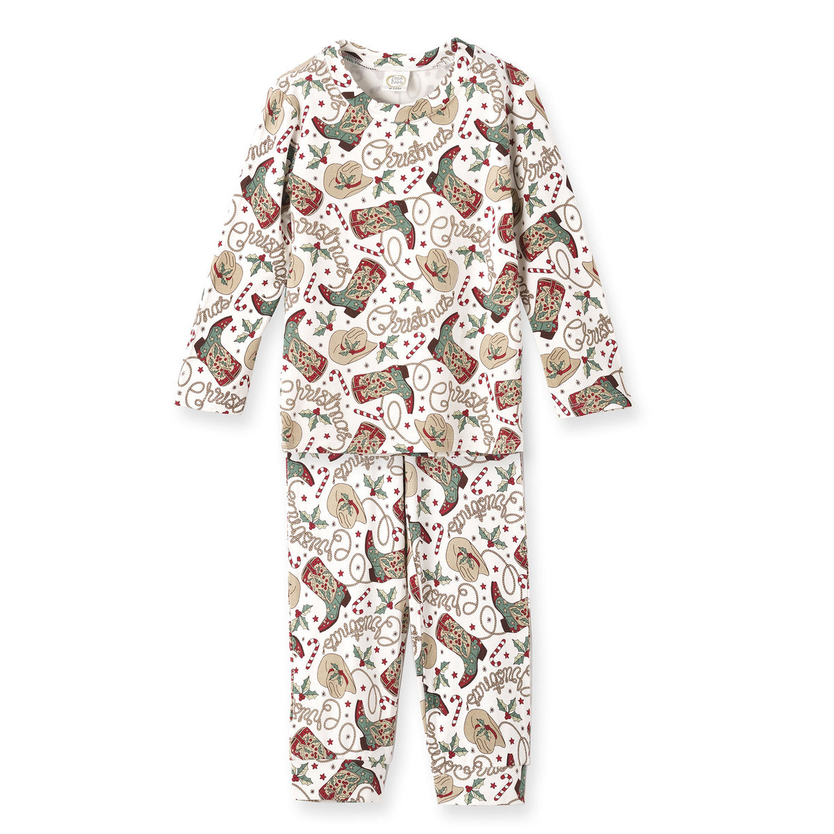 Western Christmas Family Matching Bamboo Pajamas - Cowboy