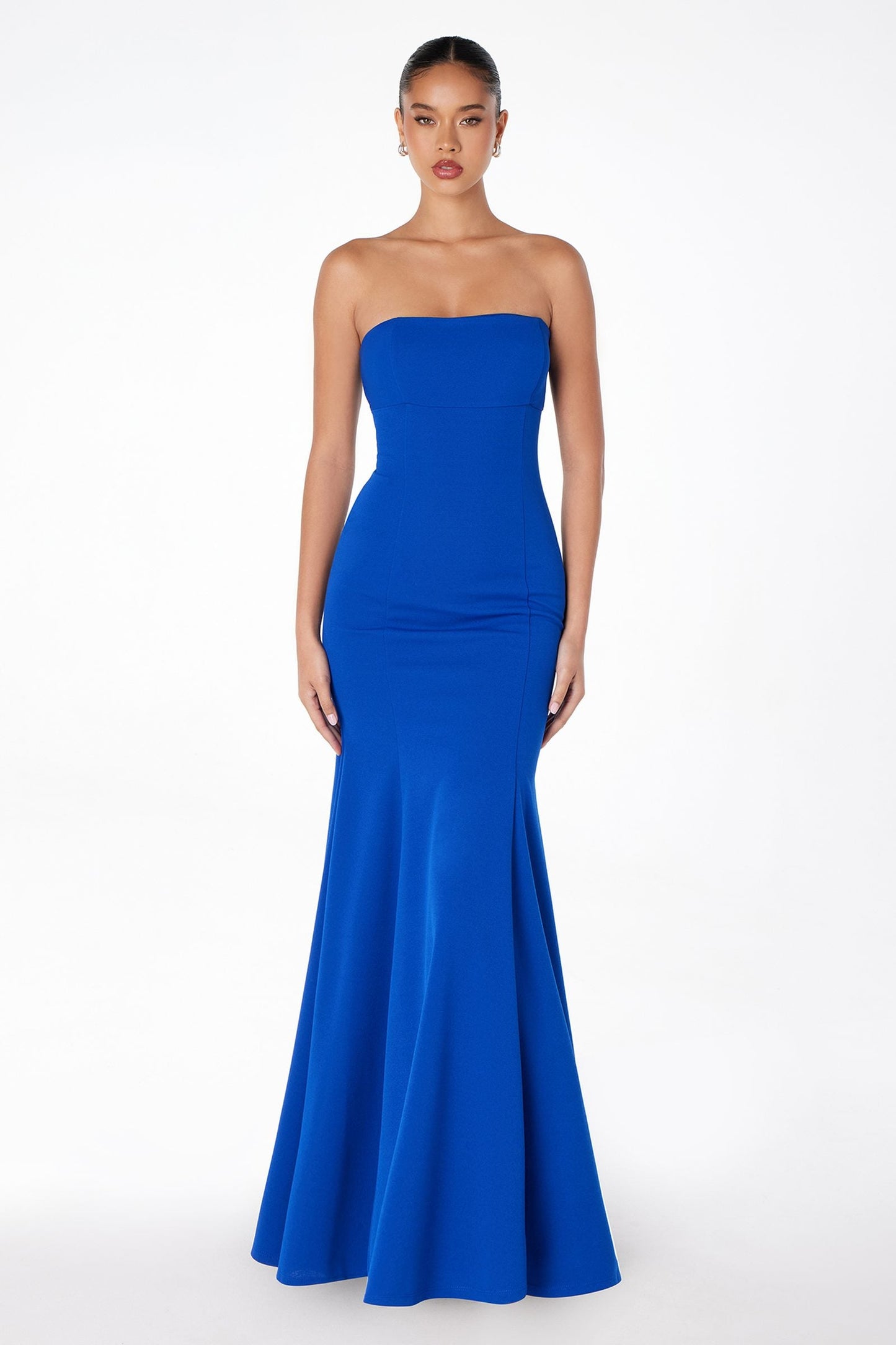 Astee T2010 Fitted Strapless Mermaid Gown
