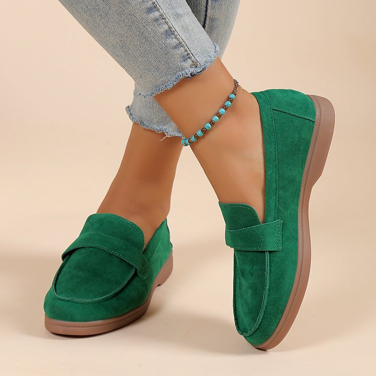 Casual Suede Loafer Flats