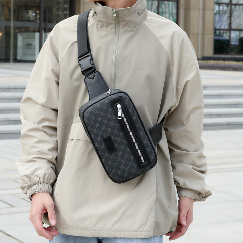 Men's Printed Crossbody Bag