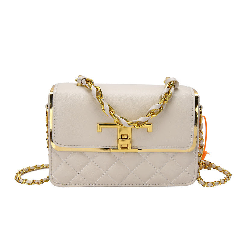 Diamond Chain Handbag Travel Bag