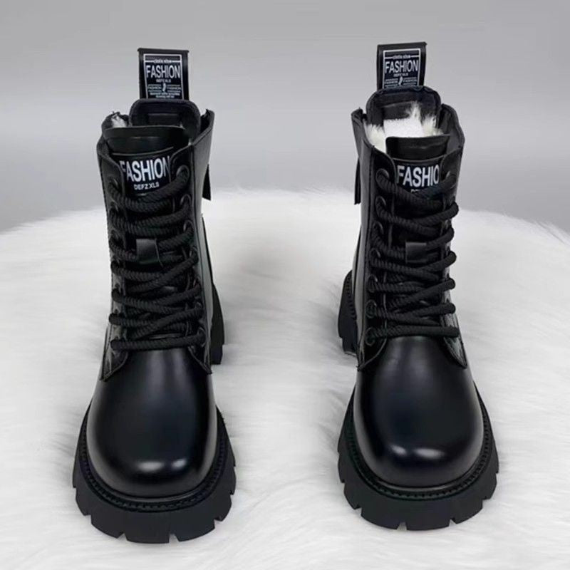 Women's Padded Insulated Boots With Thick Soles