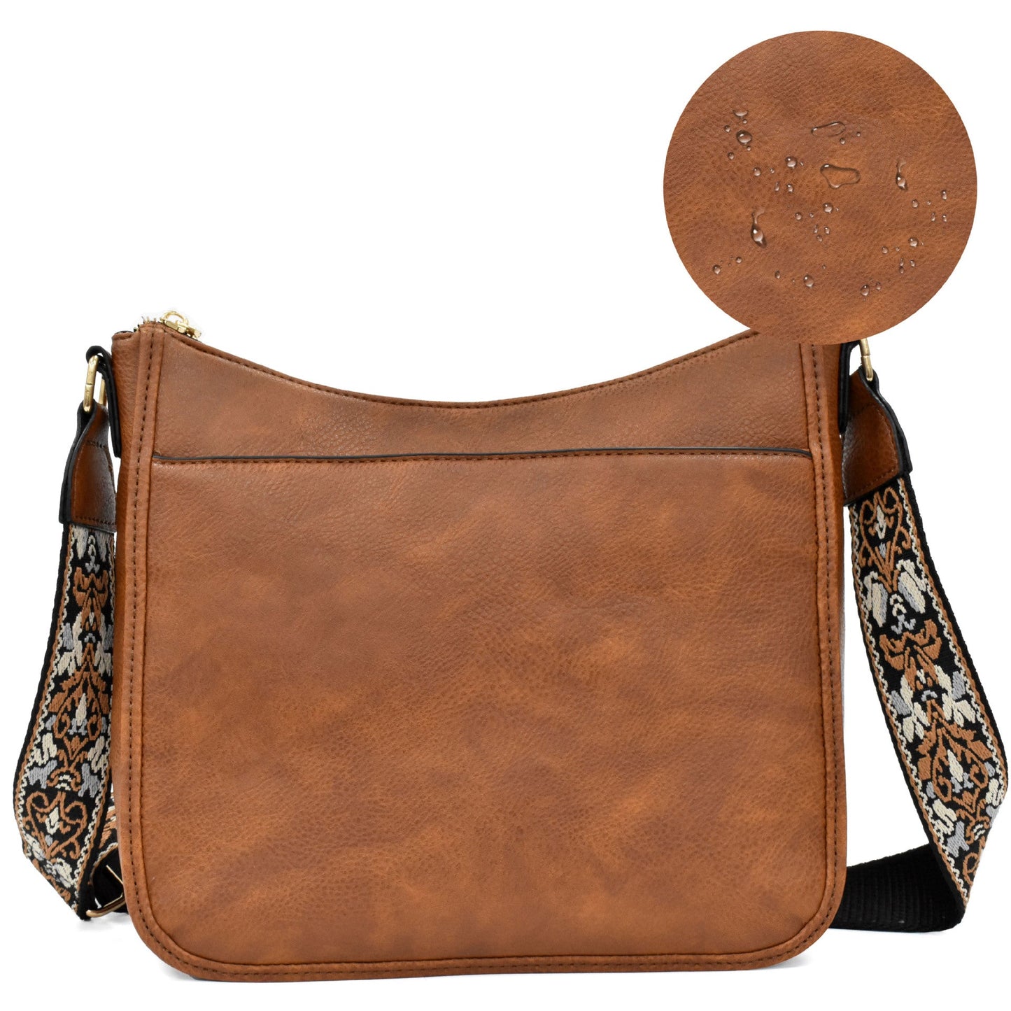 Women's Retro Solid Color Messenger Bag