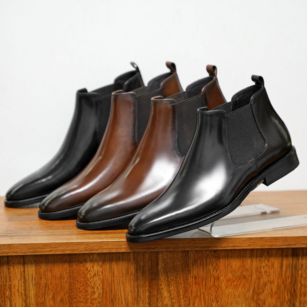 Men's Chelsea Sleeve Vintage Handmade Leather Boots