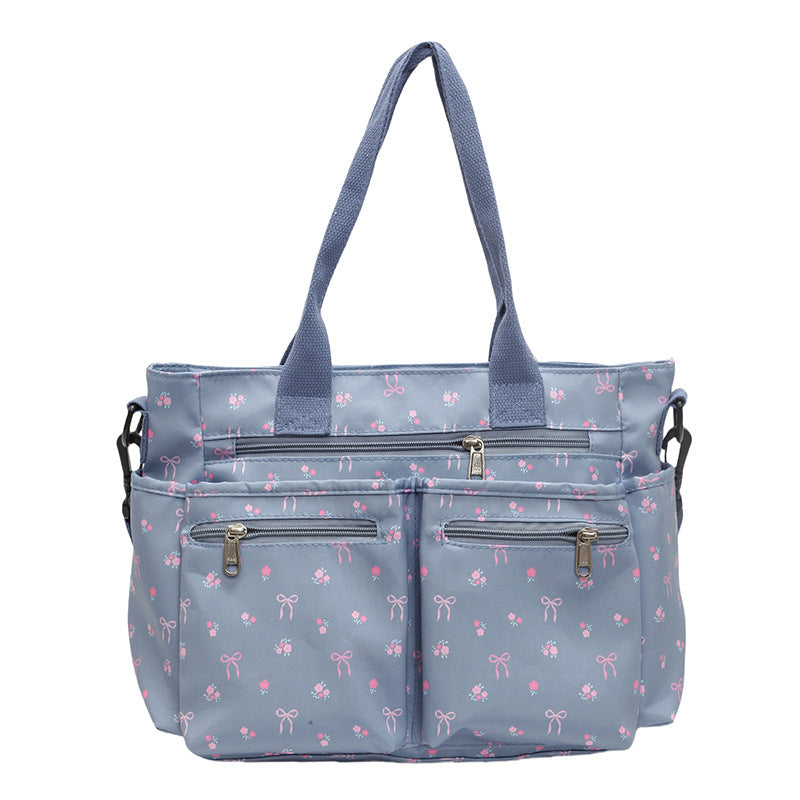 Women's Retro Printed Travel Tote Travel Bag