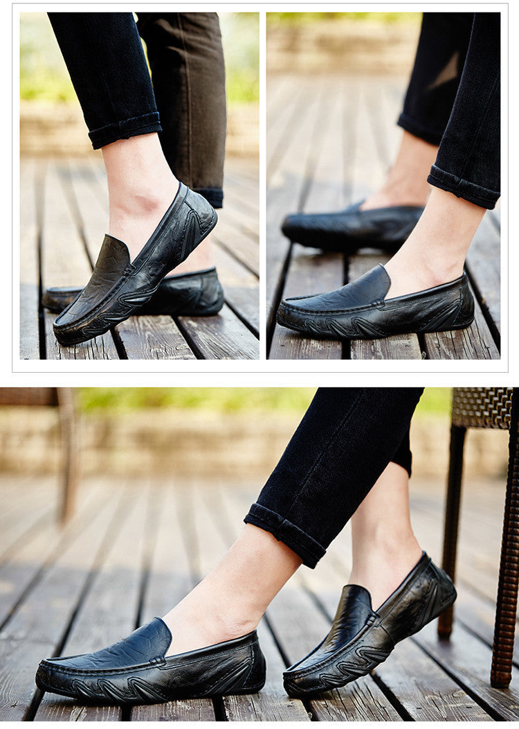 Men's Retro British Style Leather Shoes